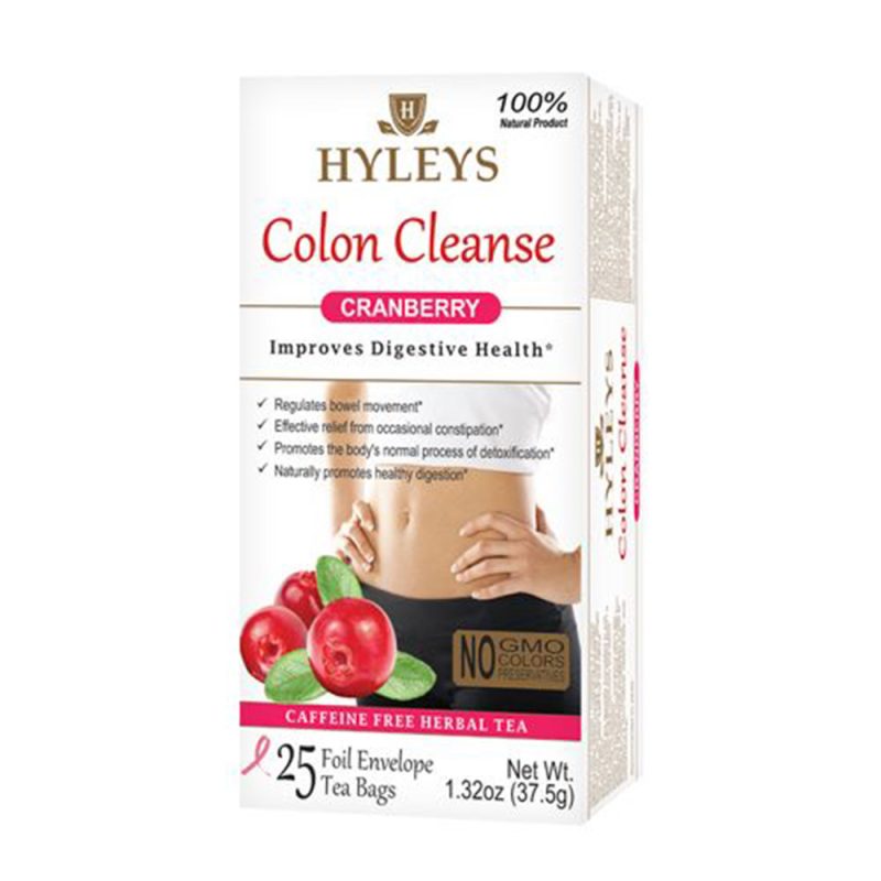 K - HYLEYS COLON CLEANSE CRANBERRY 1.32oz X 25pc X 12/CS