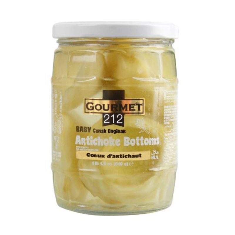 Gurme212 Artichoke Bottoms 12x1lb 1.9oz Jar