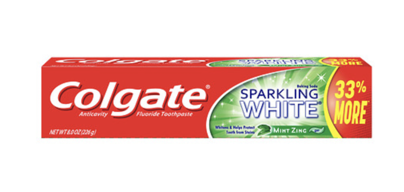 COLGATE 24 X 8OZ | SPARKLING WHITENING MINT ZING