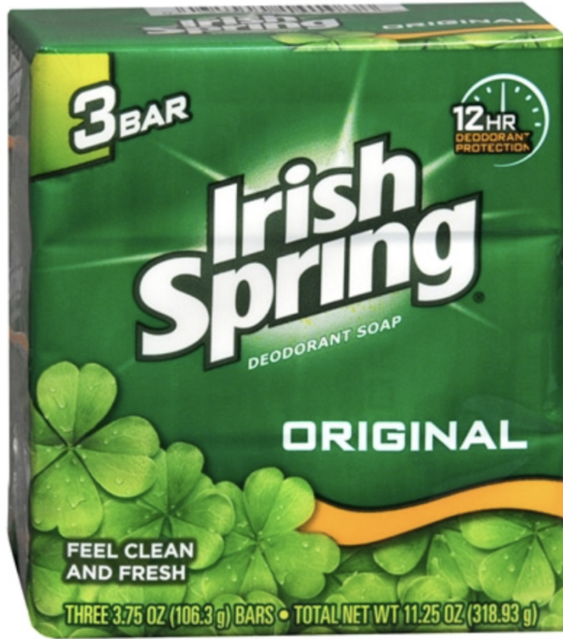 IRISH SPRING BAR SOAP ORIGINAL 3.75oz/3/18